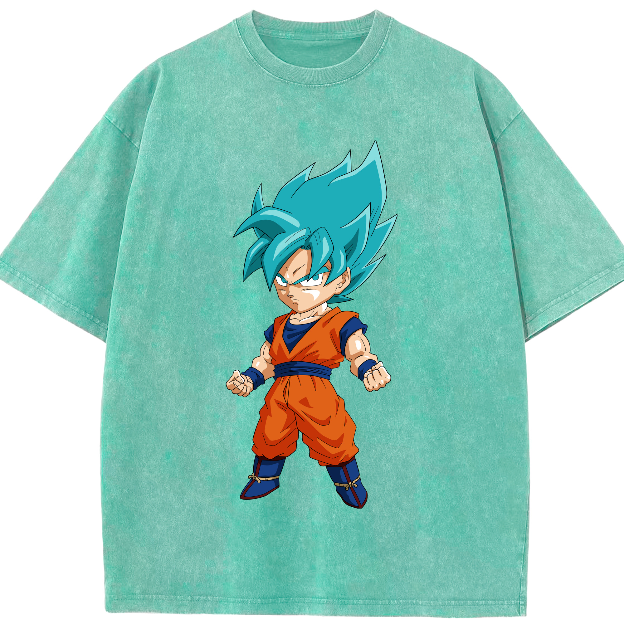 （画像用） ドラゴンボール 孫 悟飯（そんごはん）DRAGON BALL Son Gohan 綿100% ヴィンテージ風 半袖Tシャツ（フロントプリント）